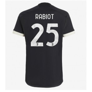 Lacne Muži Futbalové dres Juventus Adrien Rabiot #25 2023-24 Krátky Rukáv - Tretina
